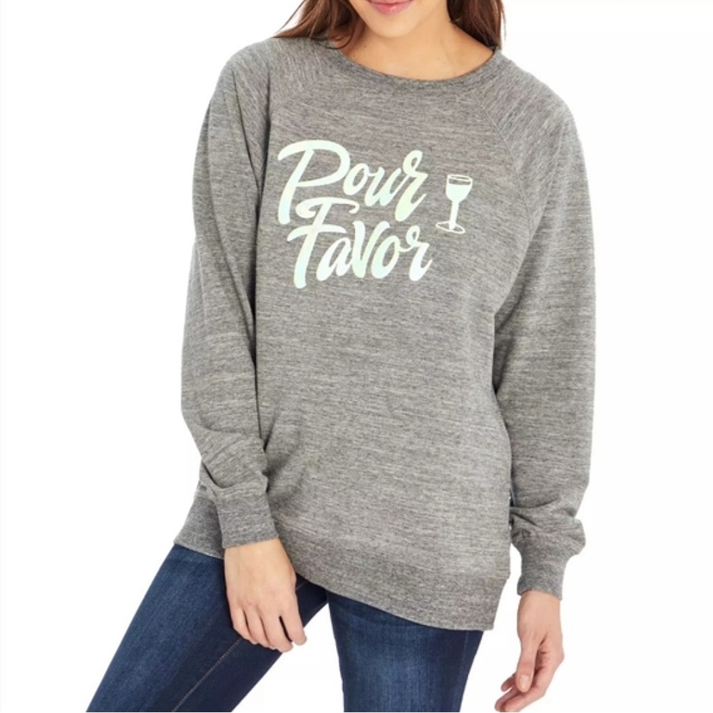 Wildfox Pour Favor Graphic Sweatshirt
